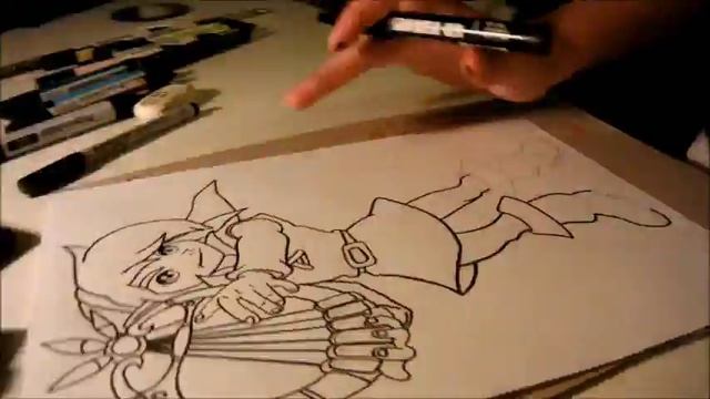 Speed Drawing - Zelda oracle of ages [Video] смотреть онлайн