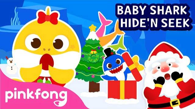 Christmas Sharks Hide'n Seek | Christmas Story | Christmas Song | Pinkfong Songs For Children