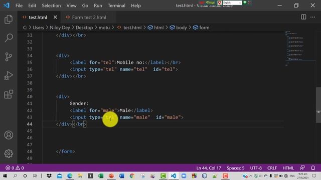 HSC ICT HTML Bangla tutorial 44 || Html Form смотреть онлайн