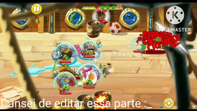 Angry Birds Epic:A Caverna 24 Está Ficando Cada Vez Mais Dificil...