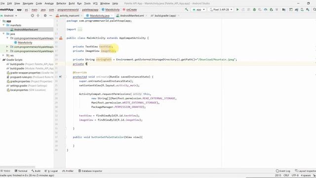 How to select colors with the Palette API in your Android App? смотреть онлайн