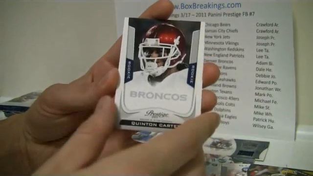 BoxBreakings com 2011 Prestige #7 смотреть онлайн