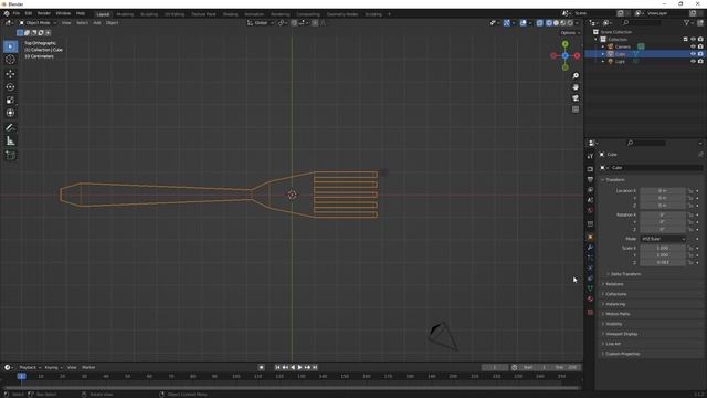 Blender 3.1 Making a Fork смотреть онлайн