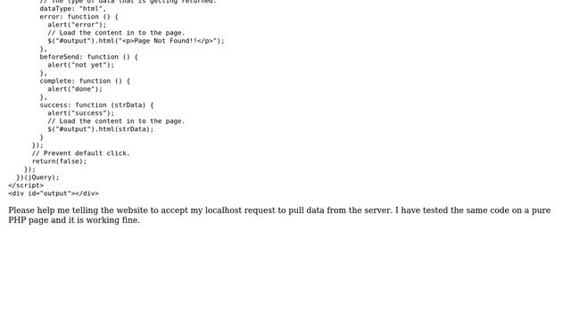 Drupal: CORS localhost ajax request смотреть онлайн