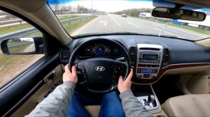 2008 Hyundai Santa Fe II 2.2 CRDi 150 Hp 4WD Automatic POV Test Drive