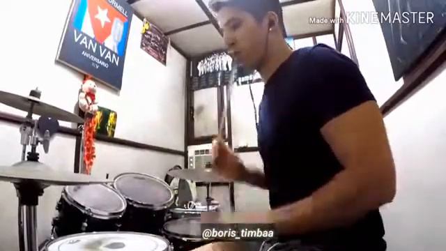 Cover Calvin Harris - Slide ft Frank O by Boris Luna Jr drums смотреть онлайн