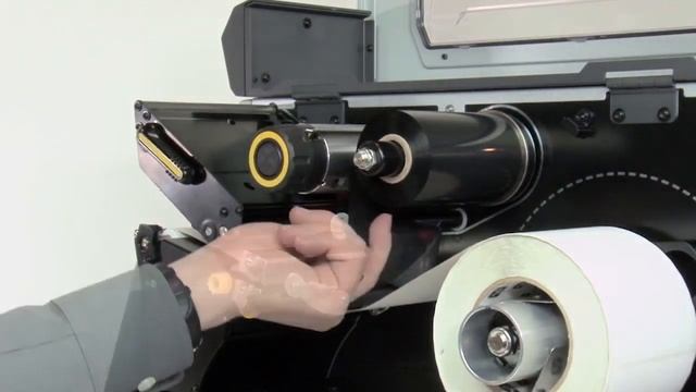 How to Replace Ribbon - Zebra ZT600 смотреть онлайн