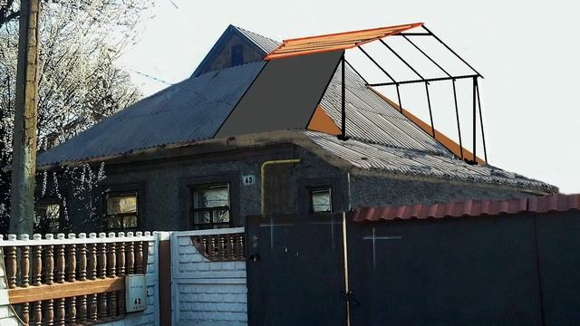 Reconstruction of a roof.Реконструкция крыши. Мансарда евро,часть2 смотреть онлайн