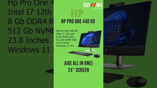 Brand New Hp Pro One 440 G9 I7 12th gen All In one computers #hp смотреть онлайн
