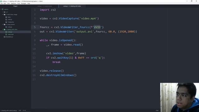 [Belajar OpenCV with Python] 3. Dealing with video смотреть онлайн