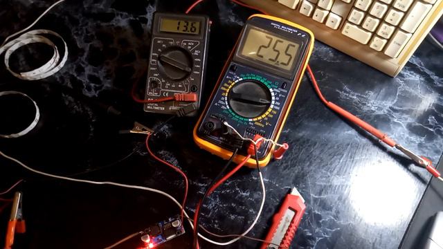 Китайский понижающий преобразователь напряжения 3-40в (Chinese step-down voltage converter 3-40v) смотреть онлайн