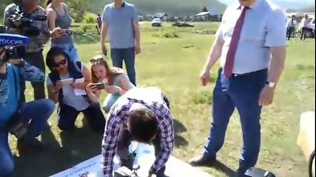 Запуск почтового дрона в Бурятии смотреть онлайн