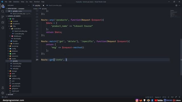 Laravel REST API | Getting Started With LARAVEL | Desi Programmer смотреть онлайн