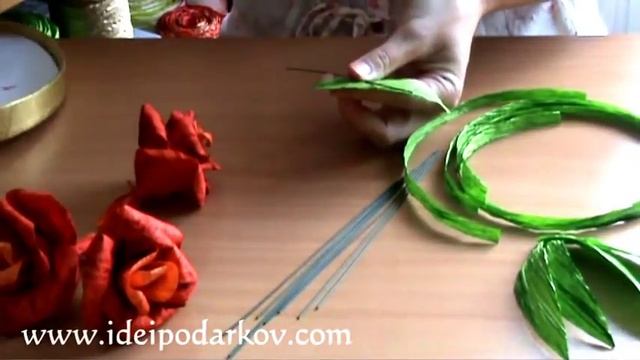 МАСТЕР КЛАСС РОЗА ИЗ БУМАГИ MASTER CLASS OF PAPER ROSE смотреть онлайн