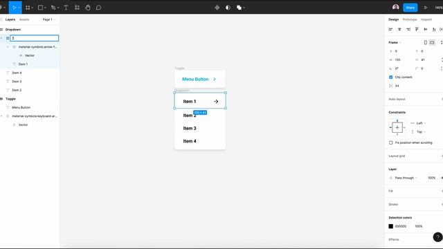 Designing a Dropdown Menu with Figma - Interactive Component Tutorial смотреть онлайн
