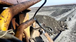 Работа бульдозер Т-130