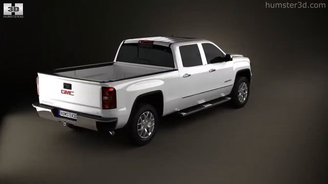 GMC Sierra Double Cab 2013 by 3D model store Humster3D.com смотреть онлайн