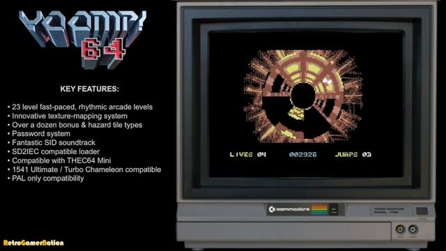 Yoomp! 64, Commodore 64, Great Game Showcase!! смотреть онлайн