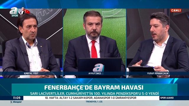 Yusuf Kenan Çalık: "Fenerbahçe'nin 9,10 Atacağı Maçı 5-0 Bitirdi Pendik" / A Spor / Spor Ajansı смотреть онлайн