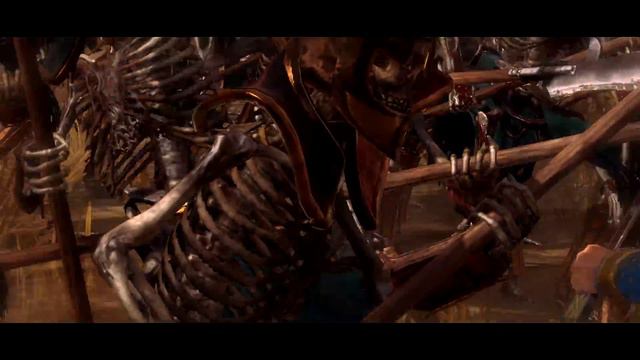 Tomb Kings vs Dwarfs epic cinematic battle Total War Warhammer смотреть онлайн