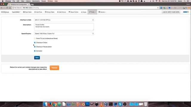 Cubro Packetmaster Port Configuration using the Web GUI смотреть онлайн