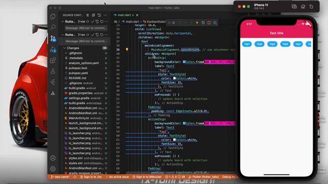 Flutter Tabs Custom смотреть онлайн