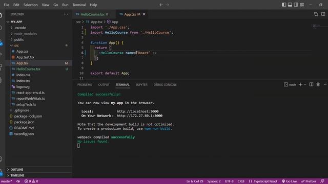React з TypeScript 1. Типізація props смотреть онлайн