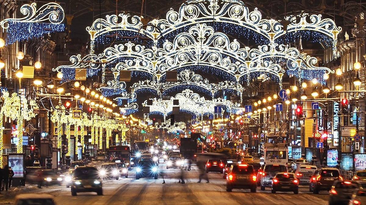 Санкт- Петербург. Новогодний Невский проспект смотреть онлайн