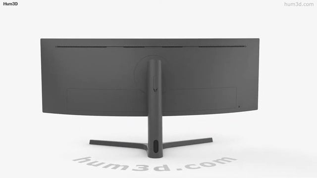 Generic Curved Monitor 3D model by Hum3D.com смотреть онлайн