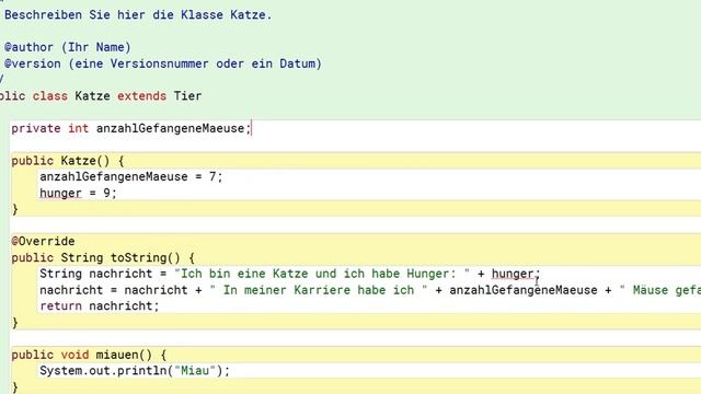 Vererbung in Java смотреть онлайн