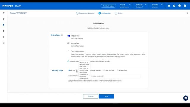 BlueXP backup and recovery for Oracle on Azure NetApp Files, part 3 смотреть онлайн