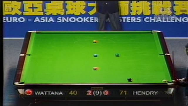 James Wattana vs Stephen Hendry (Euro-Asia Snooker Master Challenge 2003 - Hong Kong)-Semi Final 1 смотреть онлайн
