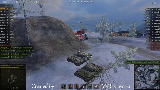 WOT: Arctic Region - - 4 frags смотреть онлайн