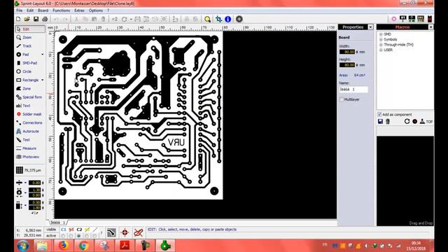 How to print PCB Layout in Sprint Layout смотреть онлайн