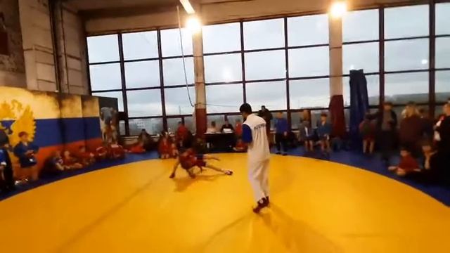 2-ая схватка... 3-место в весовой категории 38кг!!!! смотреть онлайн