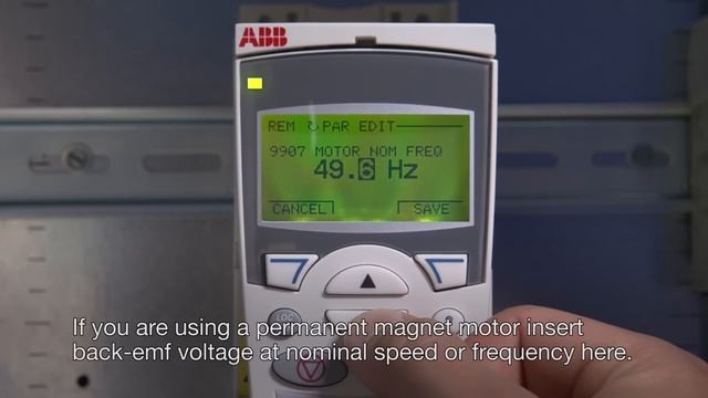 How to commission the ACS355 machinery drive смотреть онлайн