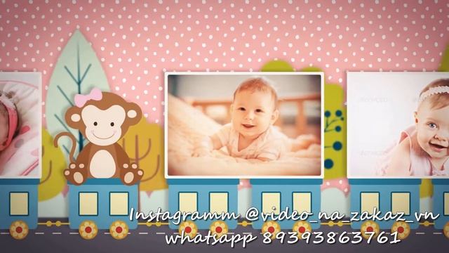 На годик слайдшоу для девочки смотреть онлайн