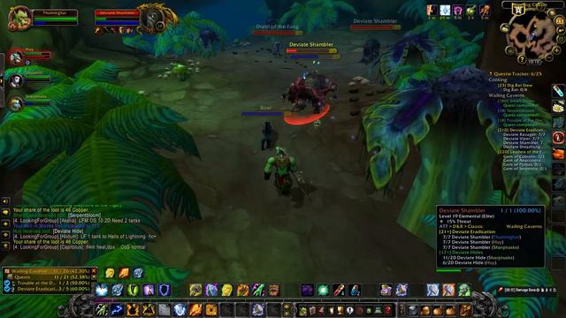 World of Warcraft Classic TÜRKÇE Lorerun Dungeon - Wailing Caverns смотреть онлайн