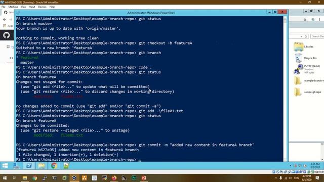 Git in Tamil-20-Demo-I-Creating Branch & Merge with FF | DevOps Git tutorial in (Tamil) தமிழ் | Git смотреть онлайн