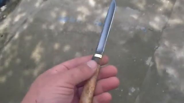 Кёзлик бичакъ.Кап берёзы,110Х18МШД. смотреть онлайн