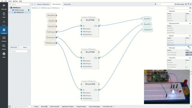 CDP Studio - How to use a PWM function on a Raspberry PI to control led lights - system with UI смотреть онлайн
