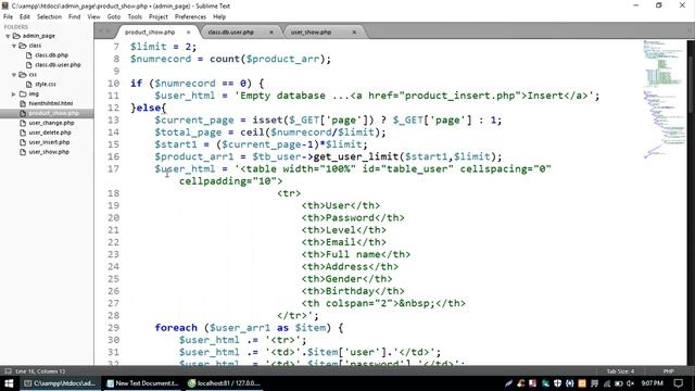 Create Admin Page To Manage Product Use PHP Part 3 смотреть онлайн