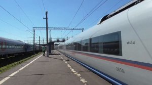 ЭВС2-01. "Сапсан" с маршрутом №762А сообщением: Москва - Санкт - Петербург.