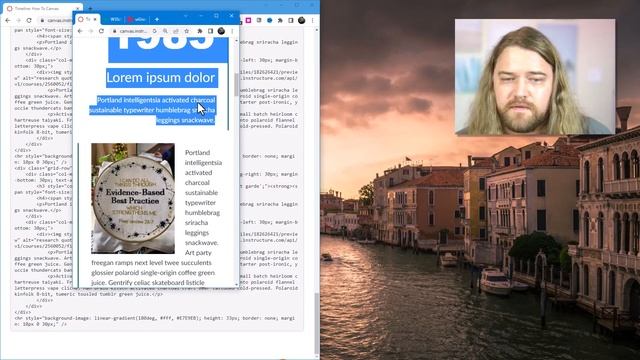Create a timeline in Canvas with easy code смотреть онлайн