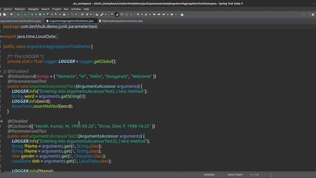 Argument Conversion in JUnit 5 | Java | TechHub смотреть онлайн
