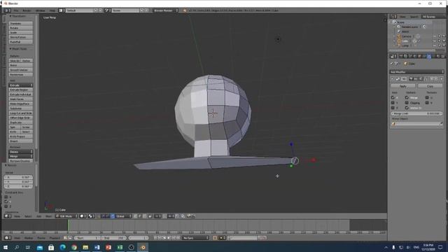 การสร้างโมเดลรูปเสมือนมนุษย์ Blender 3D version 2.79b смотреть онлайн