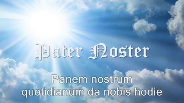 Pater noster - En latin subtitulado смотреть онлайн