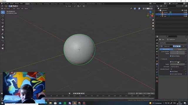 Blender , модификатор Subdivision Surface со всеми настройками смотреть онлайн
