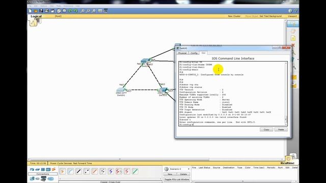 VLAN + VTP + TRUNK + STP Configuration SWITCH CISCO (CCNA) Packet Tracer смотреть онлайн