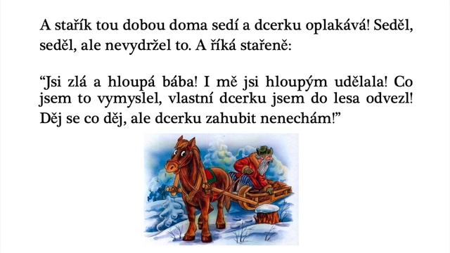 Mrazík. Морозко. Сказки на чешском языке. Чешский язык смотреть онлайн